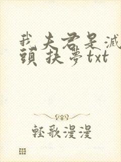 我夫君是灭世魔头 扶梦txt