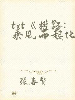 txt《权路:乘风而起化天骄》