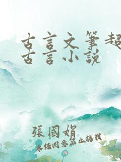 古言文笔超好的古言小说