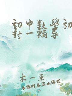 初中数学初二一对一辅导