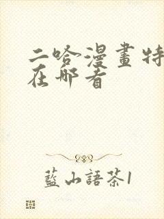 二哈漫画特典篇在哪看