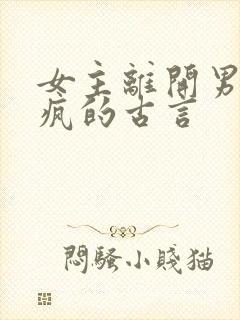 女主离开男主发疯的古言