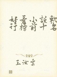 好看小说软件排行榜前十名