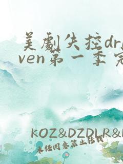 美剧失控driven第一季完整在线观看