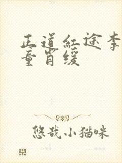 正道红途李初年童肖缓