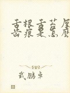 舌根舌苔厚白有齿痕是怎么回事