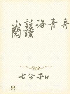 小说洛青舟免费阅读