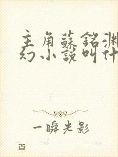 主角苏铭渊的玄幻小说叫什么