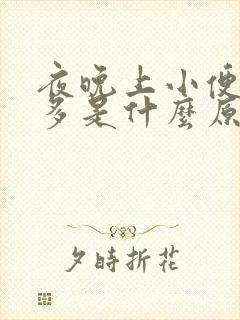 夜晚上小便次数多是什么原因