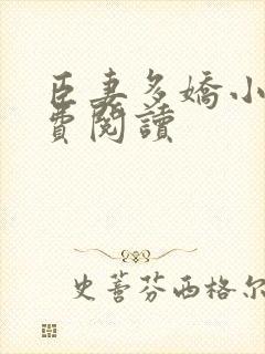 臣妻多娇小说免费阅读