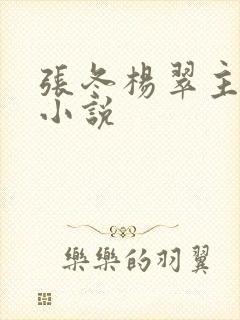 张冬杨翠主角的小说