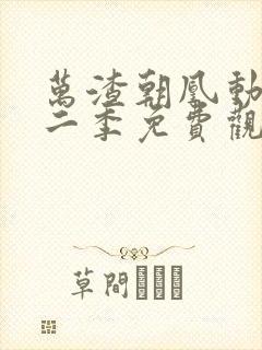 万渣朝凰动漫第二季免费观看