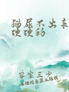 猫尿不出来肚子硬硬的