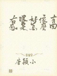 右眼好像有异物感是怎么回事