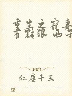 重生之宠妻王爷有点狠 西子晴