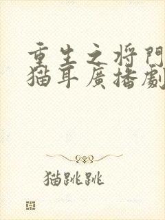 重生之将门毒后猫耳广播剧