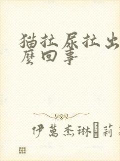 猫拉尿拉出血怎么回事