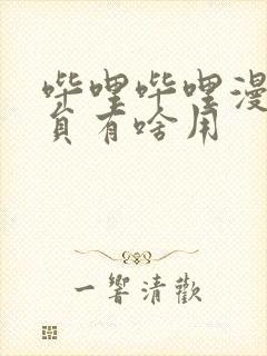 哔哩哔哩漫画会员有啥用