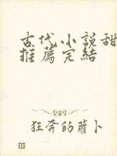 古代小说甜宠文推荐完结