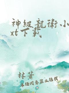 神级龙卫小说txt下载