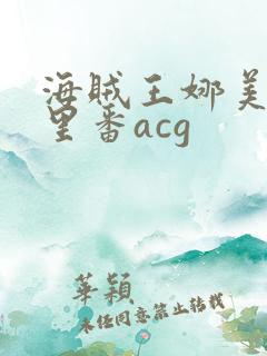 海贼王娜美本子里番acg