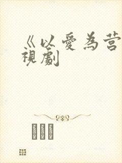 《以爱为营》电视剧