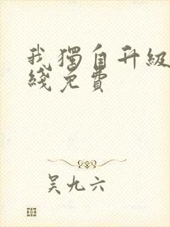 我独自升级 在线免费