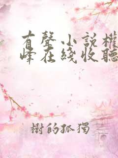 有声小说权力巅峰在线收听