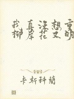 我真没想重生啊柳岸花又明小说原著