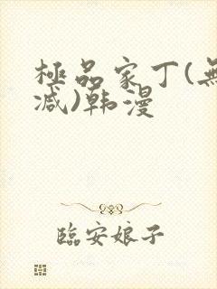 极品家丁(无删减)韩漫