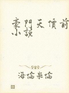 豪门天价前妻 小说