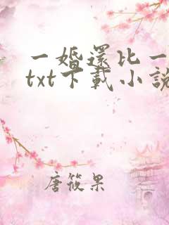 一婚还比一婚高txt下载小说