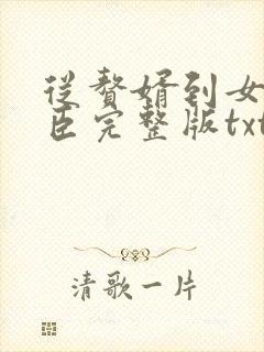 从赘婿到女帝宠臣完整版txt下载