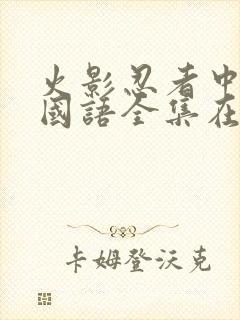 火影忍者中文版国语全集在线观看