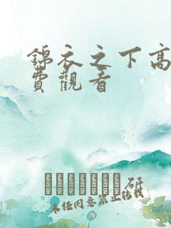 锦衣之下高清免费观看