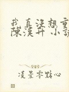 我真没想重生啊陈汉升 小说