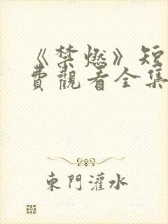 《禁燃》短剧免费观看全集