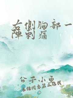 右侧胸部一阵一阵刺痛