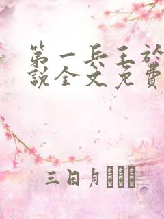 第一兵王于枫小说全文免费阅读