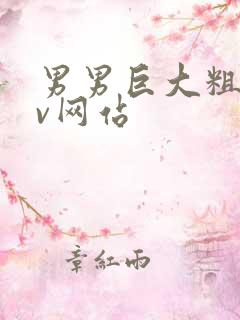 男男巨大粗爽gv网站