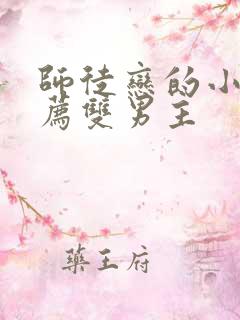 师徒恋的小说推荐双男主