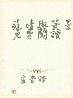 苏晴与萧晨兵王免费阅读