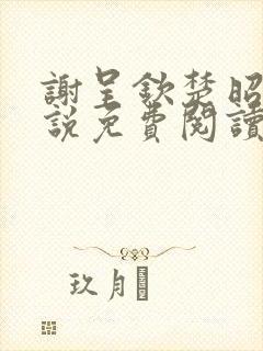 谢呈钦楚昭颜小说免费阅读最新章节