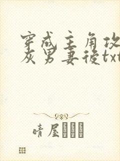 穿成主角攻的炮灰男妻后txt全文