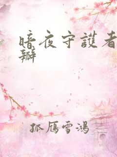 暗夜守护者 豆瓣