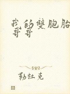 我的双胞胎骚货哥哥