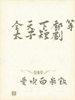 全天下都等我当太子短剧