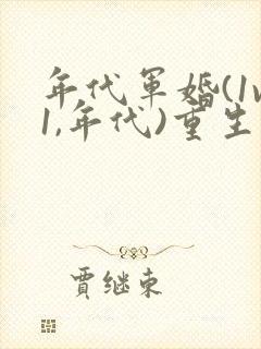 年代军婚(1v1,年代)重生