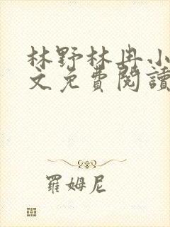 林野林冉小说全文免费阅读最新章节