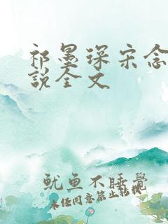 祁墨琛宋念晚小说全文